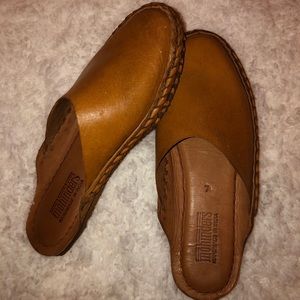 Mohinders slides Natural Leather
